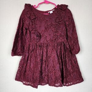 4T - Baby & Toddler Clothes - Burgundy Dress
